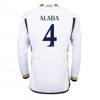 Real Madrid David Alaba #4 Domaci Dres 2023-24 Dugi Rukav